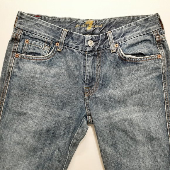 7 for all mankind Jeans size 28 Boot Cut RN#65199 B54 - Picture 5 of 14